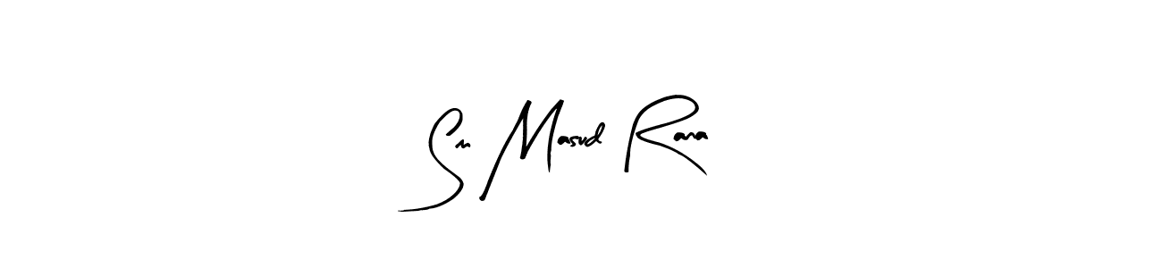 You can use this online signature creator to create a handwritten signature for the name Sm Masud Rana. This is the best online autograph maker. Sm Masud Rana signature style 8 images and pictures png
