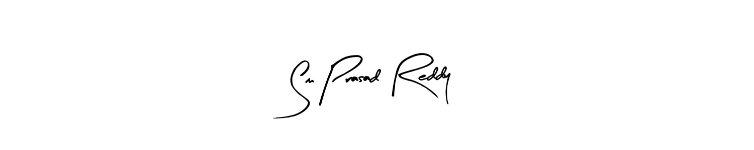 This is the best signature style for the Sm Prasad Reddy name. Also you like these signature font (Arty Signature). Mix name signature. Sm Prasad Reddy signature style 8 images and pictures png