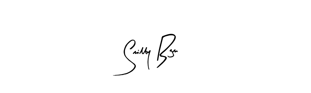 Here are the top 10 professional signature styles for the name Smilly Bgm. These are the best autograph styles you can use for your name. Smilly Bgm signature style 8 images and pictures png