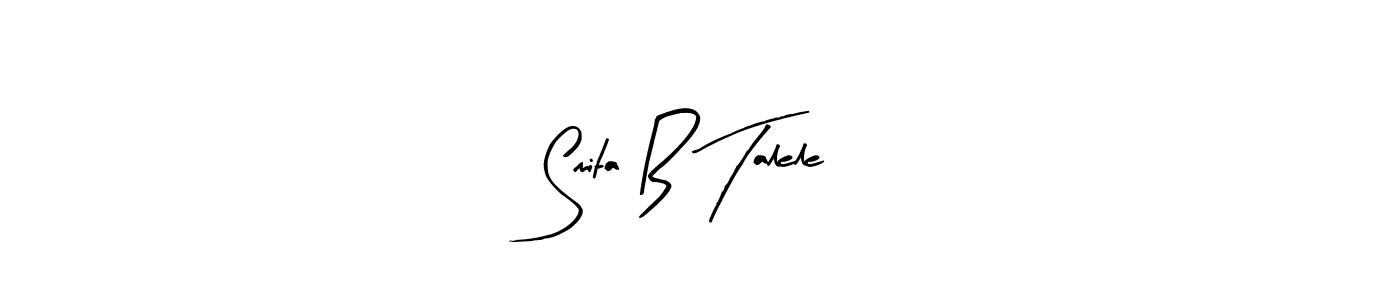 Arty Signature is a professional signature style that is perfect for those who want to add a touch of class to their signature. It is also a great choice for those who want to make their signature more unique. Get Smita B Talele name to fancy signature for free. Smita B Talele signature style 8 images and pictures png