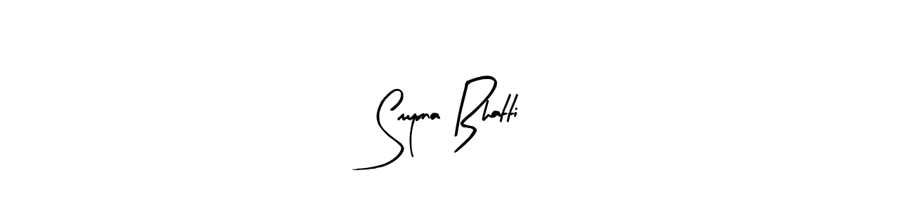 Make a beautiful signature design for name Smyrna Bhatti. Use this online signature maker to create a handwritten signature for free. Smyrna Bhatti signature style 8 images and pictures png