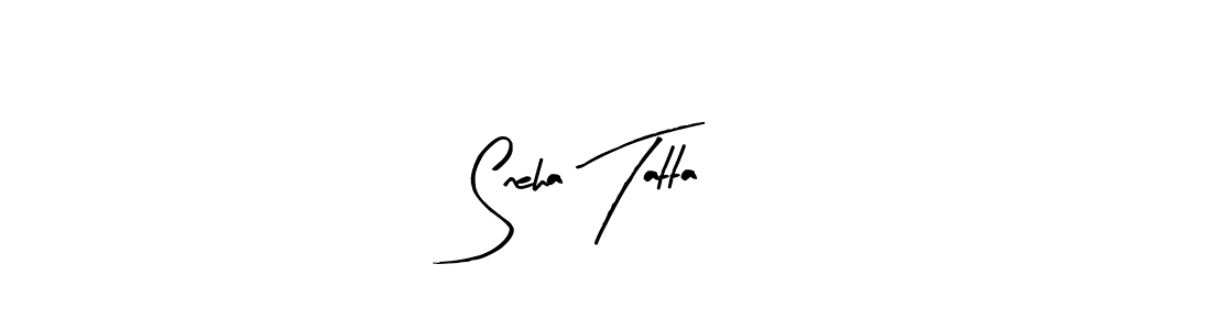 Also You can easily find your signature by using the search form. We will create Sneha Tatta name handwritten signature images for you free of cost using Arty Signature sign style. Sneha Tatta signature style 8 images and pictures png