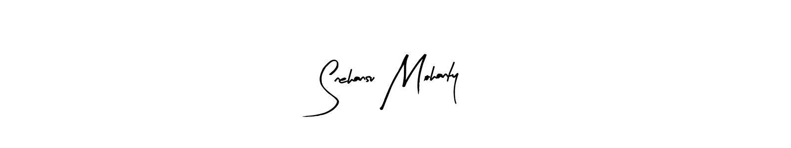 Design your own signature with our free online signature maker. With this signature software, you can create a handwritten (Arty Signature) signature for name Snehansu Mohanty. Snehansu Mohanty signature style 8 images and pictures png