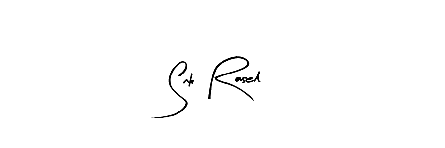 Create a beautiful signature design for name Snk Rasel. With this signature (Arty Signature) fonts, you can make a handwritten signature for free. Snk Rasel signature style 8 images and pictures png