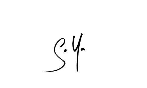 Here are the top 10 professional signature styles for the name So Ya. These are the best autograph styles you can use for your name. So Ya signature style 8 images and pictures png