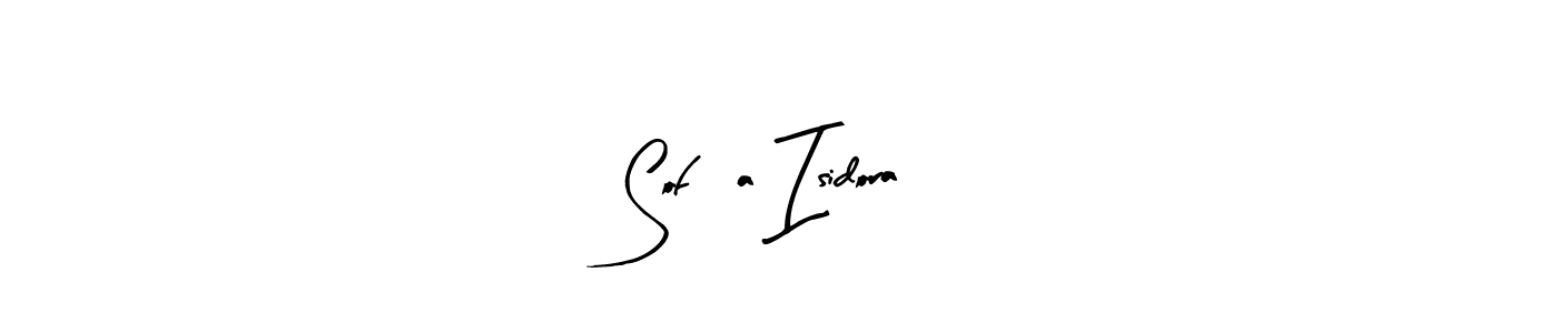 Make a beautiful signature design for name Sofía Isidora. With this signature (Arty Signature) style, you can create a handwritten signature for free. Sofía Isidora signature style 8 images and pictures png