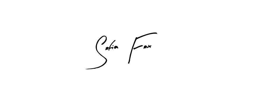 Use a signature maker to create a handwritten signature online. With this signature software, you can design (Arty Signature) your own signature for name Sofia Fox. Sofia Fox signature style 8 images and pictures png