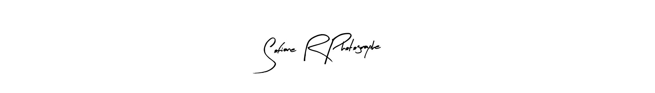 Create a beautiful signature design for name Sofiane R Photographe. With this signature (Arty Signature) fonts, you can make a handwritten signature for free. Sofiane R Photographe signature style 8 images and pictures png