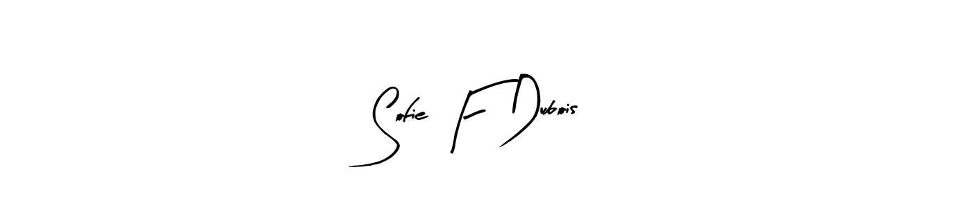 if you are searching for the best signature style for your name Sofie F Dubois. so please give up your signature search. here we have designed multiple signature styles  using Arty Signature. Sofie F Dubois signature style 8 images and pictures png