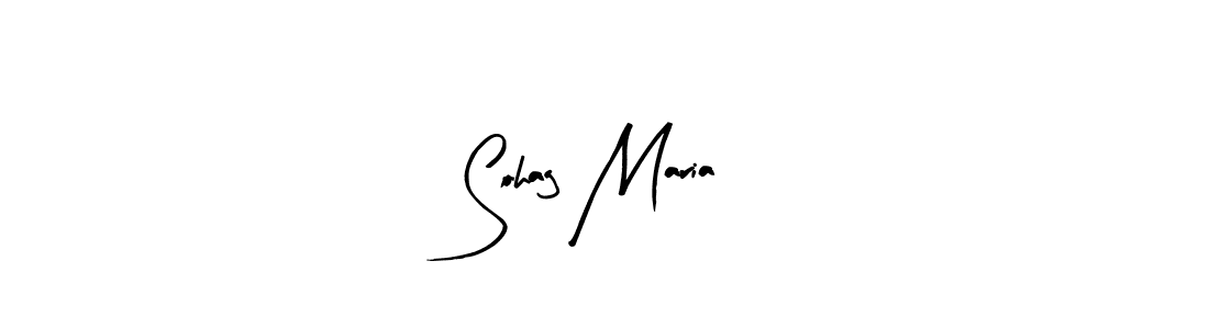 This is the best signature style for the Sohag Maria name. Also you like these signature font (Arty Signature). Mix name signature. Sohag Maria signature style 8 images and pictures png