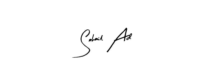 Also we have Sohail Ad name is the best signature style. Create professional handwritten signature collection using Arty Signature autograph style. Sohail Ad signature style 8 images and pictures png