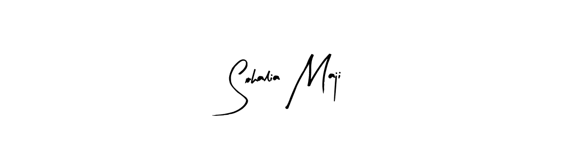 Make a beautiful signature design for name Sohalia Maji. Use this online signature maker to create a handwritten signature for free. Sohalia Maji signature style 8 images and pictures png