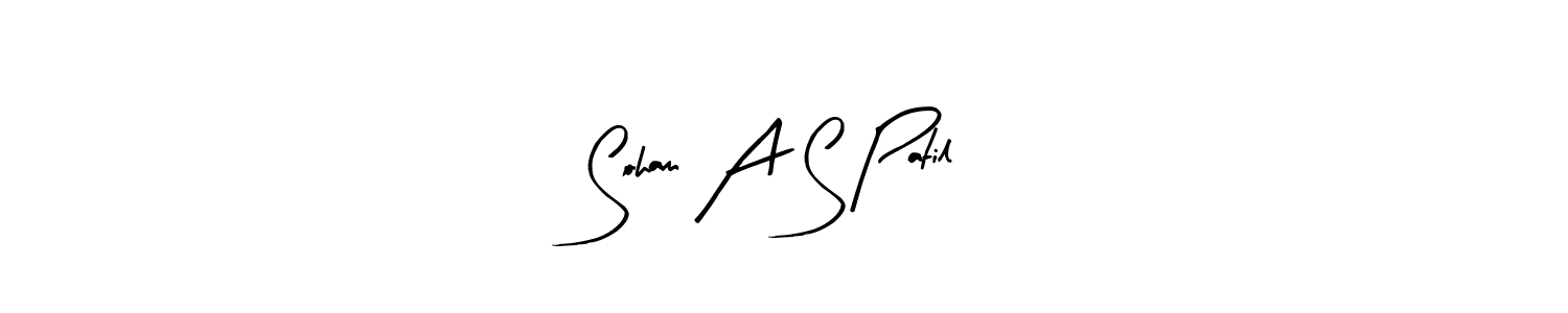 Make a short Soham A S Patil signature style. Manage your documents anywhere anytime using Arty Signature. Create and add eSignatures, submit forms, share and send files easily. Soham A S Patil signature style 8 images and pictures png