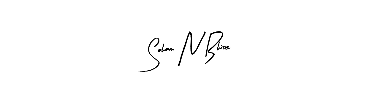 How to Draw Soham N Bhise signature style? Arty Signature is a latest design signature styles for name Soham N Bhise. Soham N Bhise signature style 8 images and pictures png