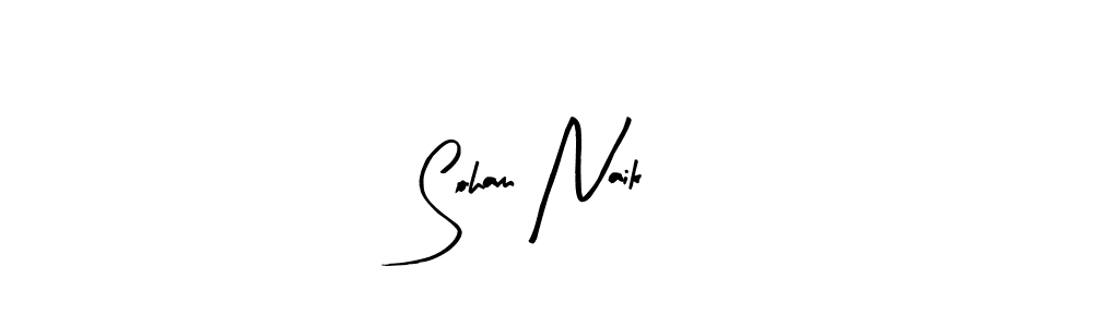 Make a beautiful signature design for name Soham Naik. With this signature (Arty Signature) style, you can create a handwritten signature for free. Soham Naik signature style 8 images and pictures png