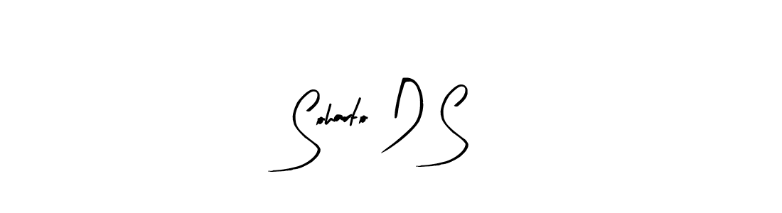 if you are searching for the best signature style for your name Soharto D S. so please give up your signature search. here we have designed multiple signature styles  using Arty Signature. Soharto D S signature style 8 images and pictures png