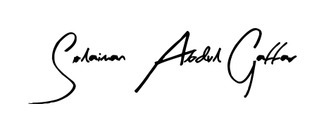 You can use this online signature creator to create a handwritten signature for the name Solaiman Abdul Gaffar. This is the best online autograph maker. Solaiman Abdul Gaffar signature style 8 images and pictures png