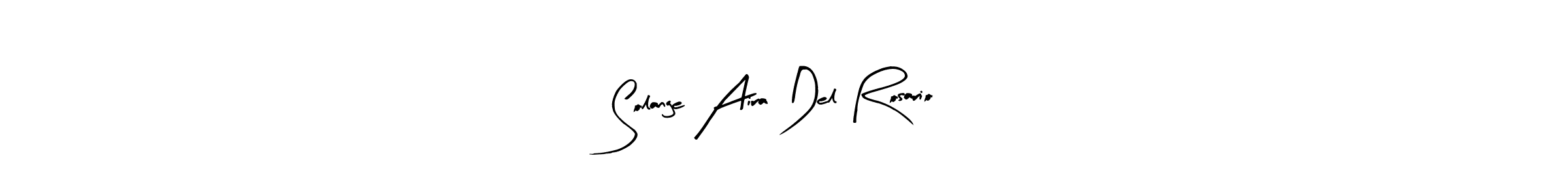 Arty Signature is a professional signature style that is perfect for those who want to add a touch of class to their signature. It is also a great choice for those who want to make their signature more unique. Get Solange Aira Del Rosario name to fancy signature for free. Solange Aira Del Rosario signature style 8 images and pictures png