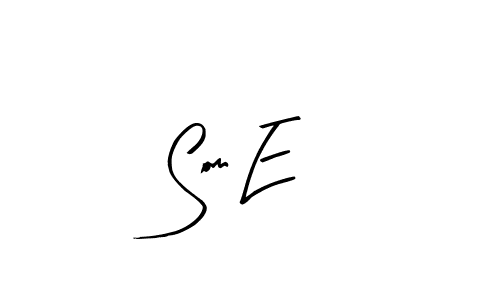 How to Draw Som E signature style? Arty Signature is a latest design signature styles for name Som E. Som E signature style 8 images and pictures png