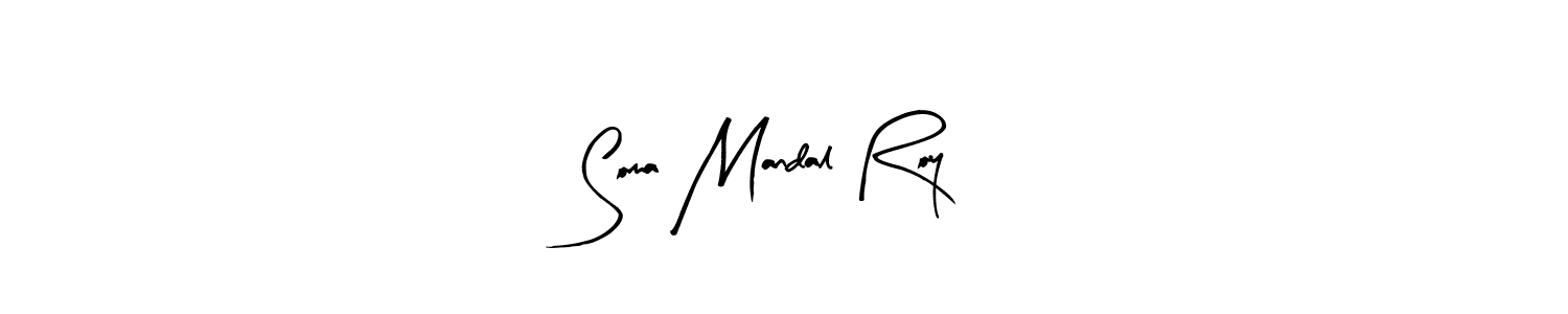 Use a signature maker to create a handwritten signature online. With this signature software, you can design (Arty Signature) your own signature for name Soma Mandal Roy. Soma Mandal Roy signature style 8 images and pictures png