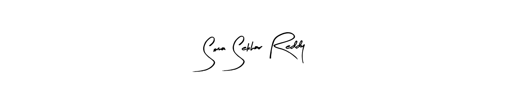 Similarly Arty Signature is the best handwritten signature design. Signature creator online .You can use it as an online autograph creator for name Soma Sekhar Reddy. Soma Sekhar Reddy signature style 8 images and pictures png