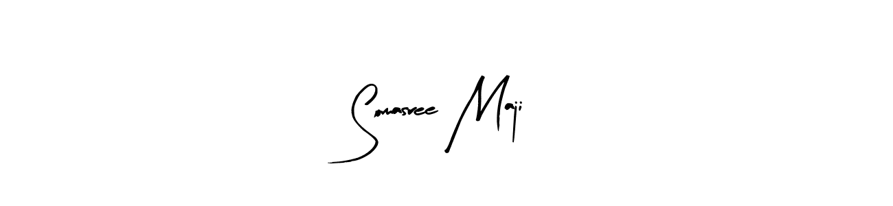 Design your own signature with our free online signature maker. With this signature software, you can create a handwritten (Arty Signature) signature for name Somasree Maji. Somasree Maji signature style 8 images and pictures png