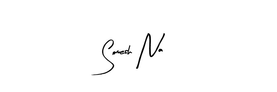 Design your own signature with our free online signature maker. With this signature software, you can create a handwritten (Arty Signature) signature for name Somesh Na. Somesh Na signature style 8 images and pictures png