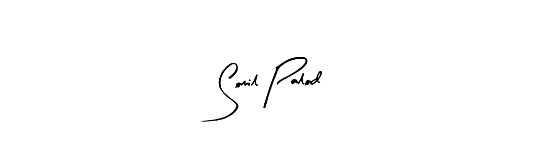 if you are searching for the best signature style for your name Somil Palod. so please give up your signature search. here we have designed multiple signature styles  using Arty Signature. Somil Palod signature style 8 images and pictures png