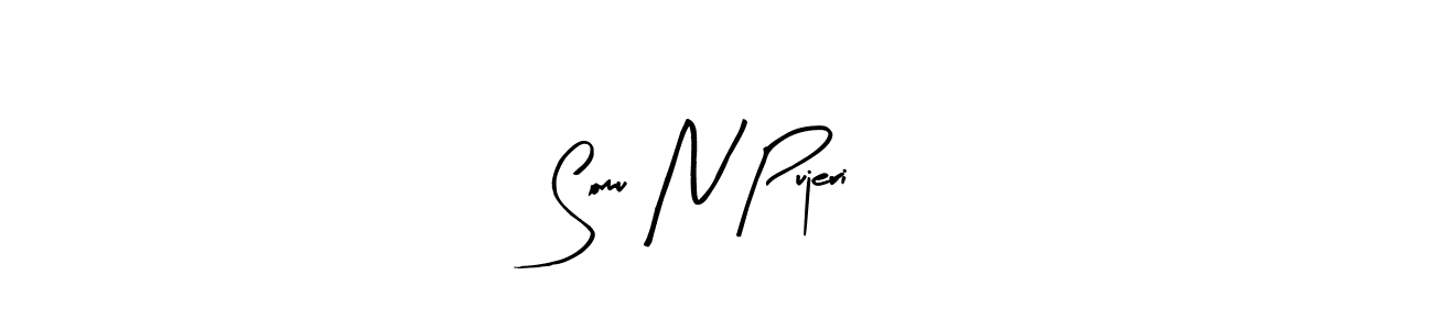 You can use this online signature creator to create a handwritten signature for the name Somu N Pujeri. This is the best online autograph maker. Somu N Pujeri signature style 8 images and pictures png