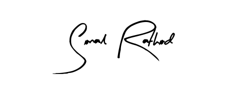 Arty Signature is a professional signature style that is perfect for those who want to add a touch of class to their signature. Get Sonal Rathod name fancy signature for free. Sonal Rathod signature style 8 images and pictures png