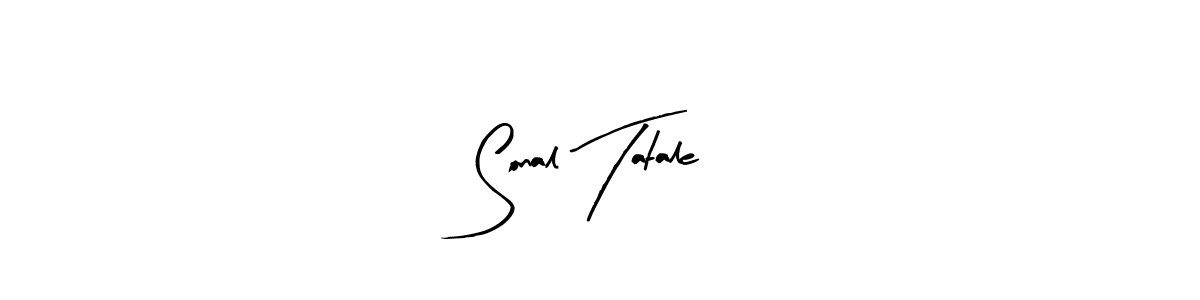 How to make Sonal Tatale signature? Arty Signature is a professional autograph style. Create handwritten signature for Sonal Tatale name. Sonal Tatale signature style 8 images and pictures png