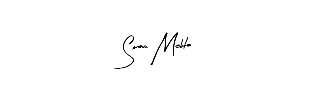 Sonam Mehta stylish signature style. Best Handwritten Sign (Arty Signature) for my name. Handwritten Signature Collection Ideas for my name Sonam Mehta. Sonam Mehta signature style 8 images and pictures png