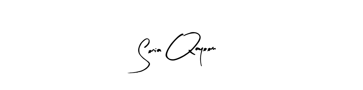 Sonia Qayoom stylish signature style. Best Handwritten Sign (Arty Signature) for my name. Handwritten Signature Collection Ideas for my name Sonia Qayoom. Sonia Qayoom signature style 8 images and pictures png