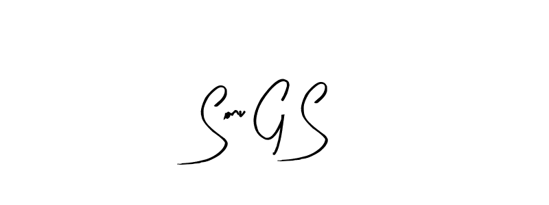 It looks lik you need a new signature style for name Sonu G S. Design unique handwritten (Arty Signature) signature with our free signature maker in just a few clicks. Sonu G S signature style 8 images and pictures png