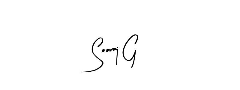 How to Draw Sooraj G signature style? Arty Signature is a latest design signature styles for name Sooraj G. Sooraj G signature style 8 images and pictures png