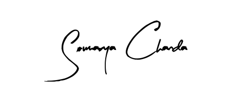 Looking for an artistic signature for Soumarya Chanda? The Arty Signature calligraphy style gives a sophisticated flow suitable for business cards and emails. Soumarya Chanda signature style 8 images and pictures png