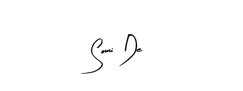 Make a beautiful signature design for name Soumi De. With this signature (Arty Signature) style, you can create a handwritten signature for free. Soumi De signature style 8 images and pictures png