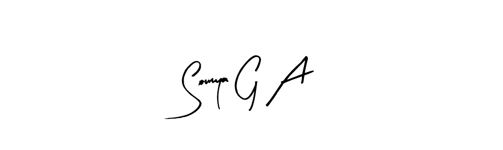 Once you've used our free online signature maker to create your best signature Arty Signature style, it's time to enjoy all of the benefits that Soumya G A name signing documents. Soumya G A signature style 8 images and pictures png