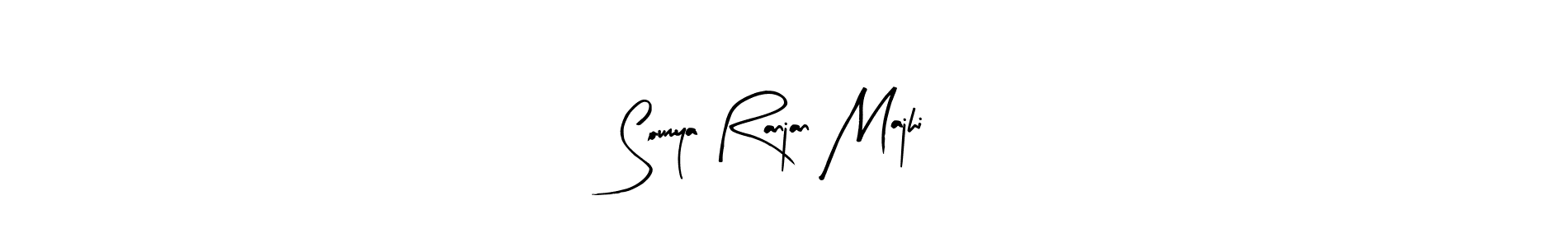 How to make Soumya Ranjan Majhi name signature. Use Arty Signature style for creating short signs online. This is the latest handwritten sign. Soumya Ranjan Majhi signature style 8 images and pictures png