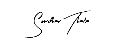 Get inspired by this graceful Arty Signature signature style for name Soundhar Thala. Smooth loops and balanced proportions for everyday use. Soundhar Thala signature style 8 images and pictures png