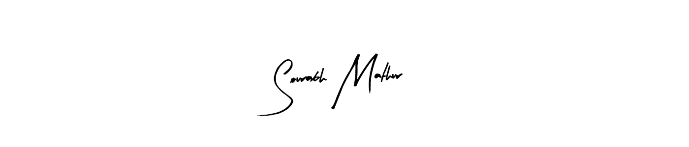 Also You can easily find your signature by using the search form. We will create Sourabh Mathur name handwritten signature images for you free of cost using Arty Signature sign style. Sourabh Mathur signature style 8 images and pictures png