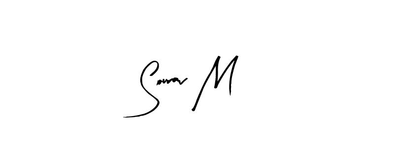 Use a signature maker to create a handwritten signature online. With this signature software, you can design (Arty Signature) your own signature for name Sourav M. Sourav M signature style 8 images and pictures png