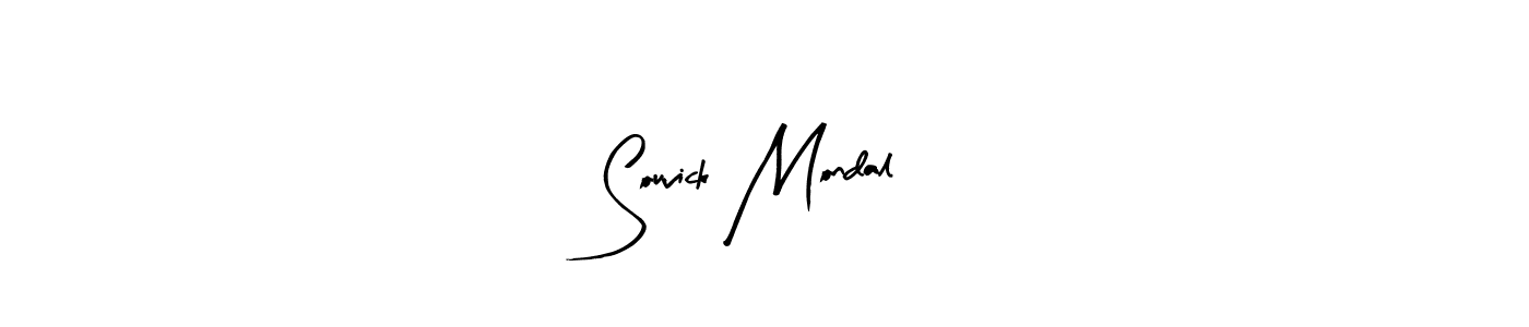 Design your own signature with our free online signature maker. With this signature software, you can create a handwritten (Arty Signature) signature for name Souvick Mondal. Souvick Mondal signature style 8 images and pictures png