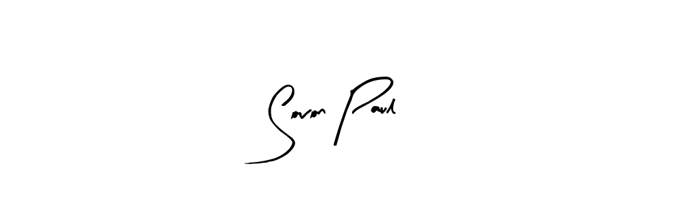 Sovon Paul stylish signature style. Best Handwritten Sign (Arty Signature) for my name. Handwritten Signature Collection Ideas for my name Sovon Paul. Sovon Paul signature style 8 images and pictures png