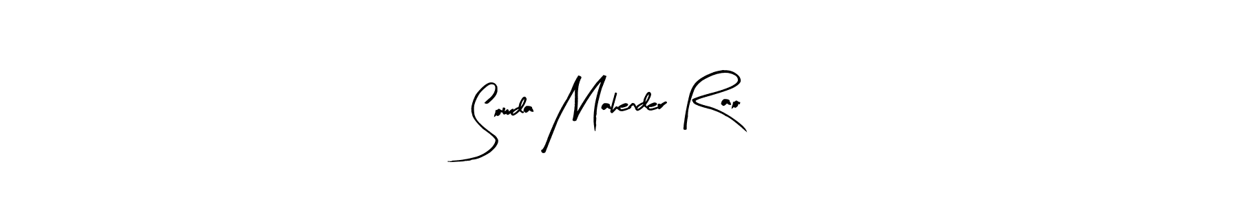 The best way (Arty Signature) to make a short signature is to pick only two or three words in your name. The name Sowda Mahender Rao include a total of six letters. For converting this name. Sowda Mahender Rao signature style 8 images and pictures png