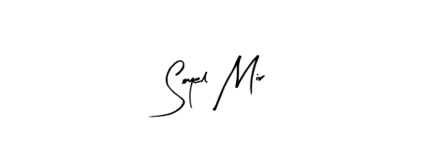 Make a beautiful signature design for name Soyel Mir. With this signature (Arty Signature) style, you can create a handwritten signature for free. Soyel Mir signature style 8 images and pictures png
