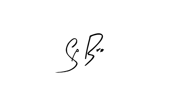 Create a beautiful signature design for name Sp Bro. With this signature (Arty Signature) fonts, you can make a handwritten signature for free. Sp Bro signature style 8 images and pictures png
