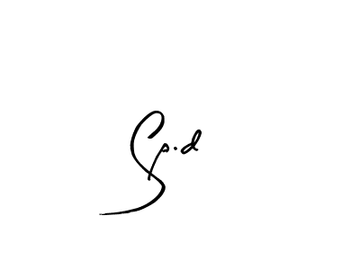 How to make Sp.d name signature. Use Arty Signature style for creating short signs online. This is the latest handwritten sign. Sp.d signature style 8 images and pictures png