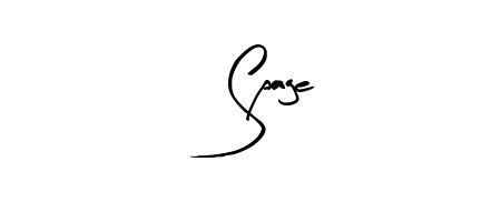The Arty Signature typeface gives name Spage a refined look. Suitable for certificates, diplomas, and official verification. Spage signature style 8 images and pictures png