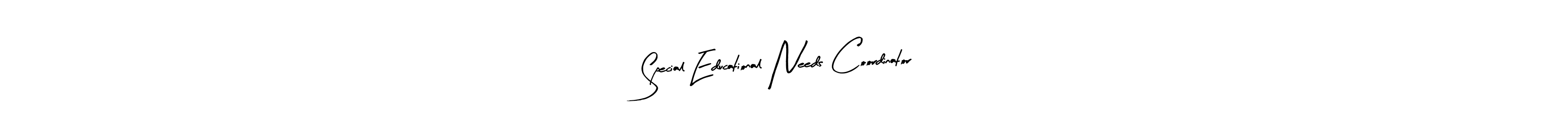 Create a beautiful signature design for name Special Educational Needs Coordinator. With this signature (Arty Signature) fonts, you can make a handwritten signature for free. Special Educational Needs Coordinator signature style 8 images and pictures png